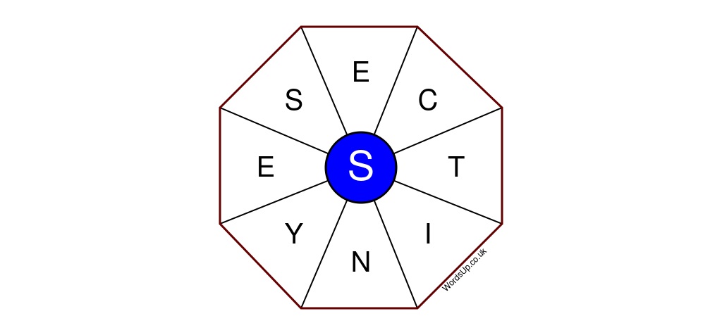 Word Wheel Puzzle #262