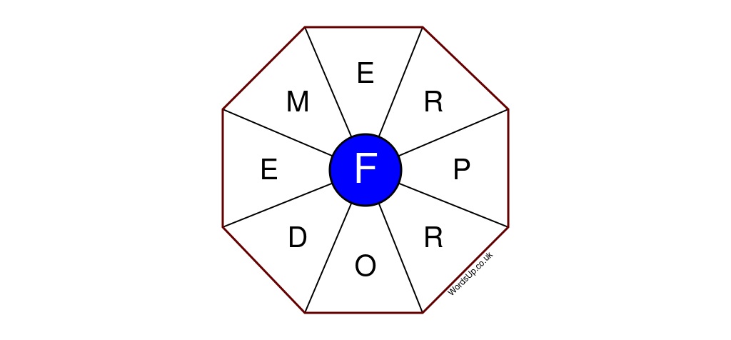 Word Wheel Puzzle #264