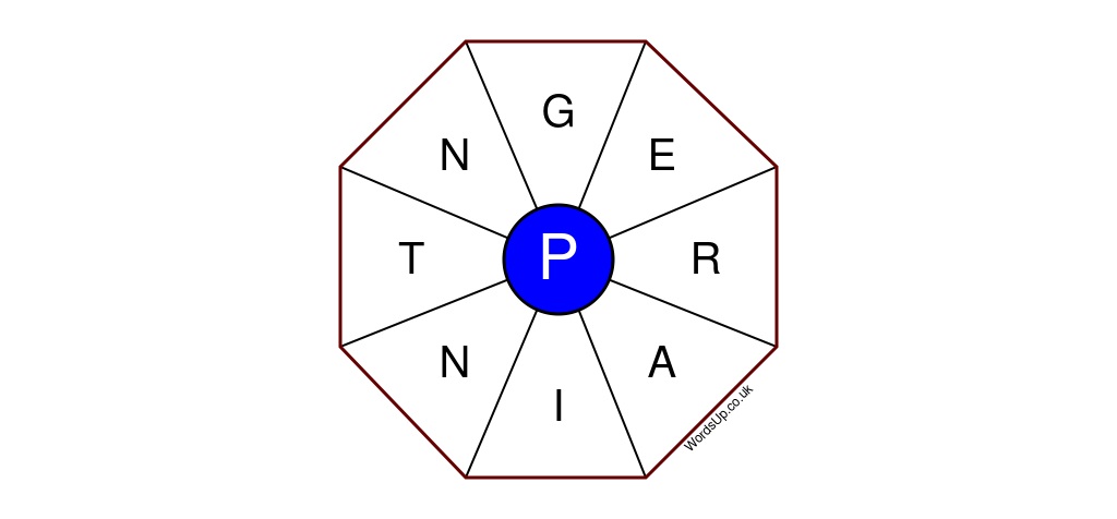 Word Wheel Puzzle #267