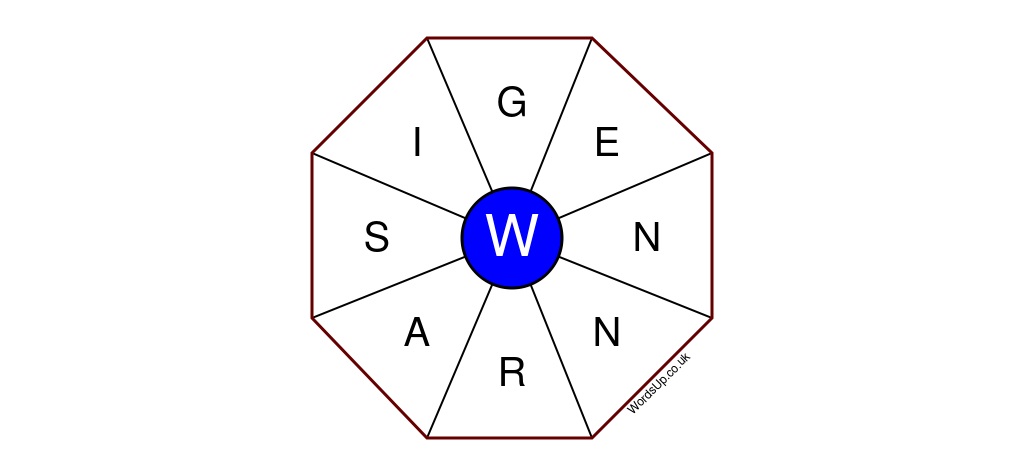 Word Wheel Puzzle #270