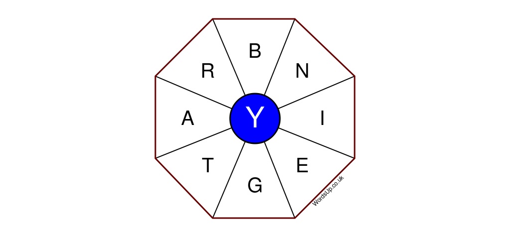 Word Wheel Puzzle #271