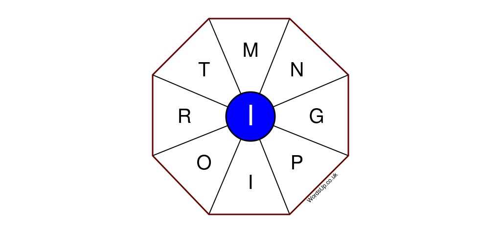 Word Wheel Puzzle #273