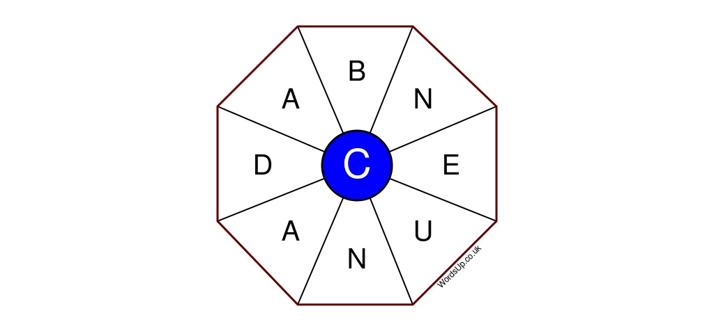 Word Wheel Puzzle #282