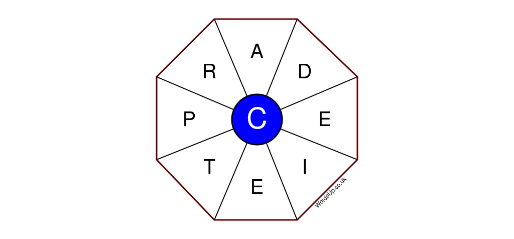 Word Wheel Puzzle #286