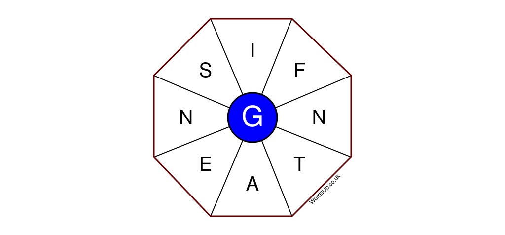 Word Wheel Puzzle #287