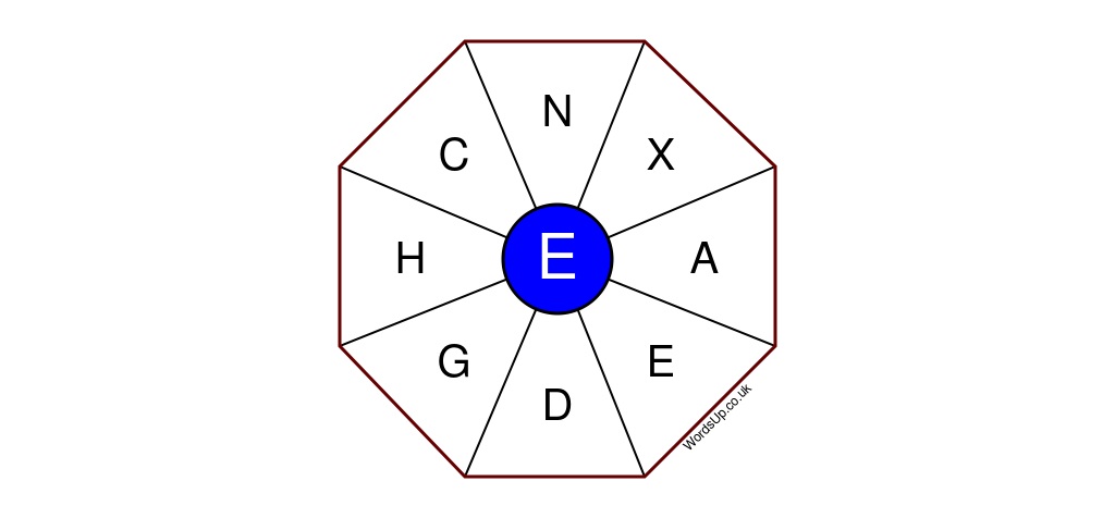 Word Wheel Puzzle #289