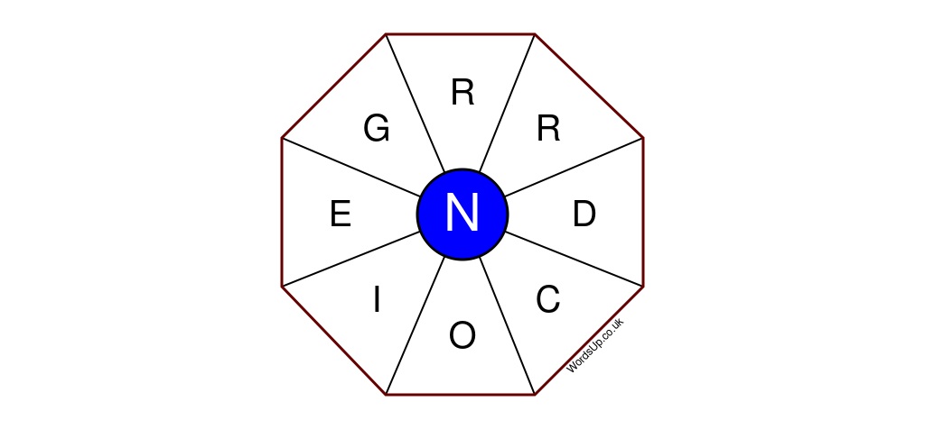 Word Wheel Puzzle #296