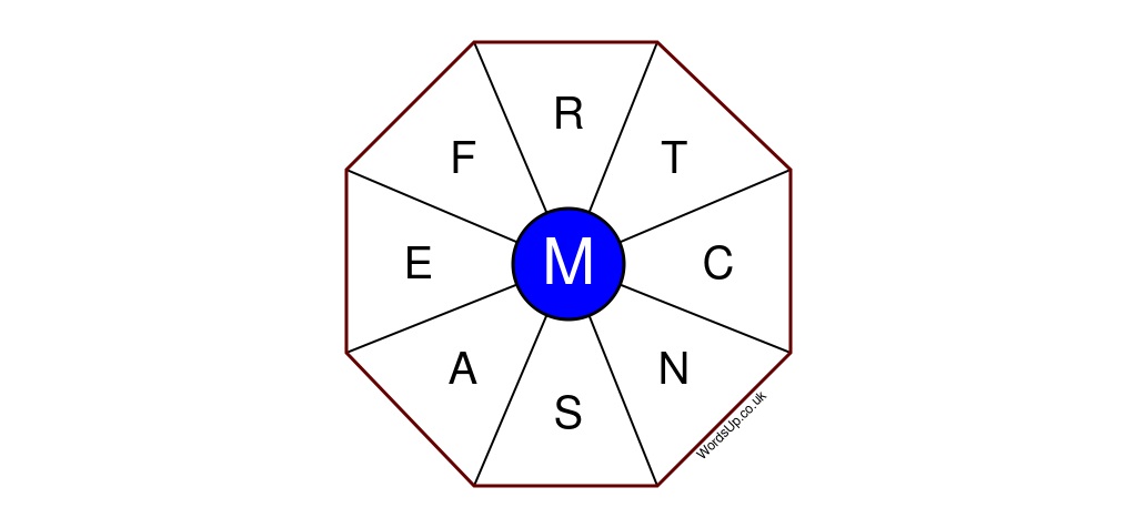 Word Wheel Puzzle #300