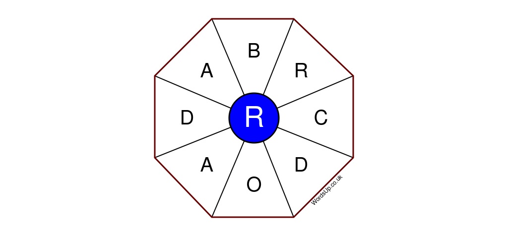 Word Wheel Puzzle #302