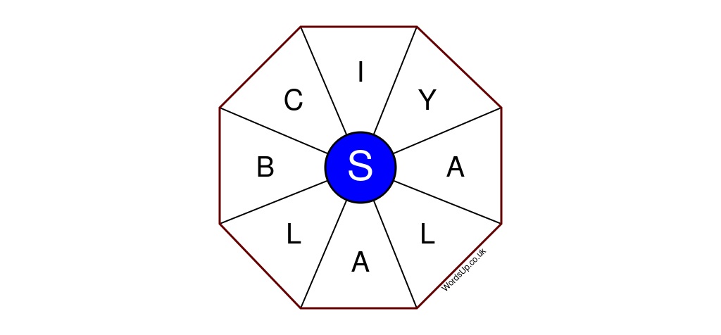 Word Wheel Puzzle #303