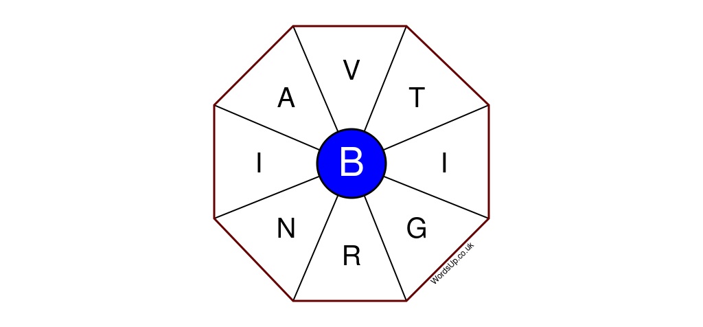 Word Wheel Puzzle #306