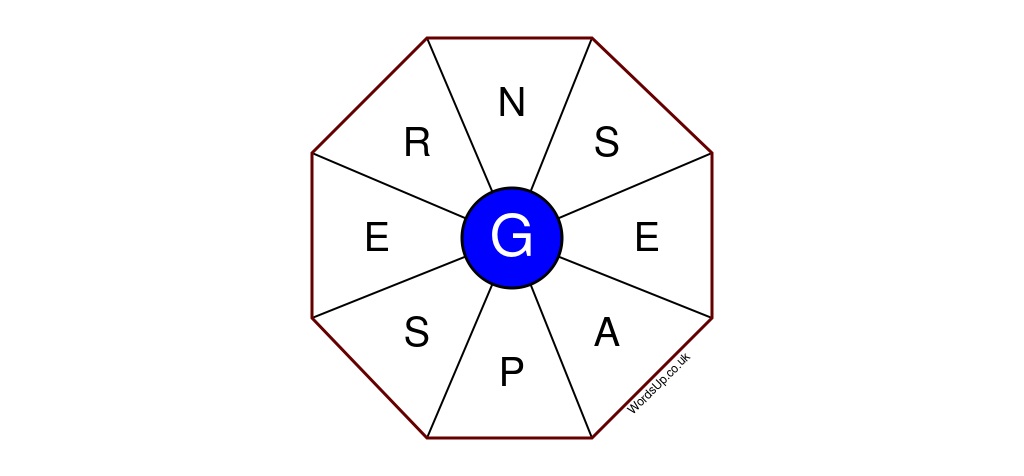 Word Wheel Puzzle #307