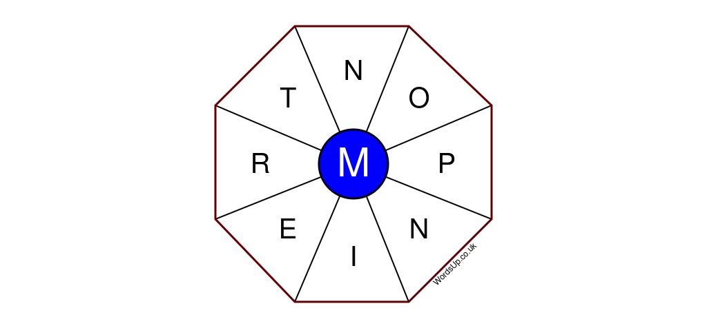 Word Wheel Puzzle #308