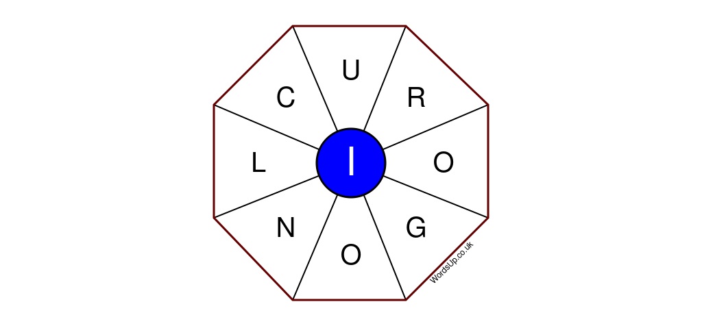 Word Wheel Puzzle #310