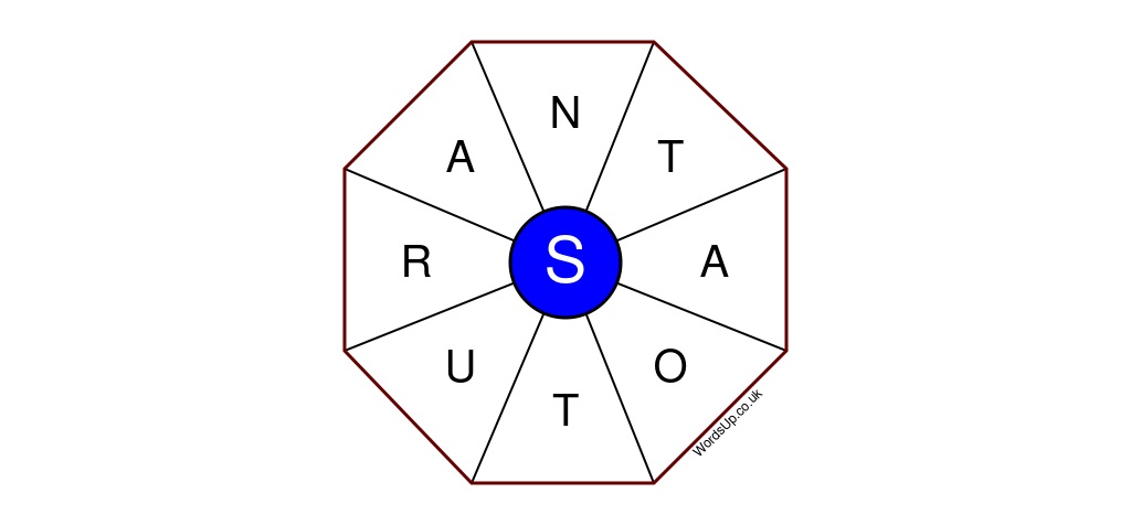 Word Wheel Puzzle #313