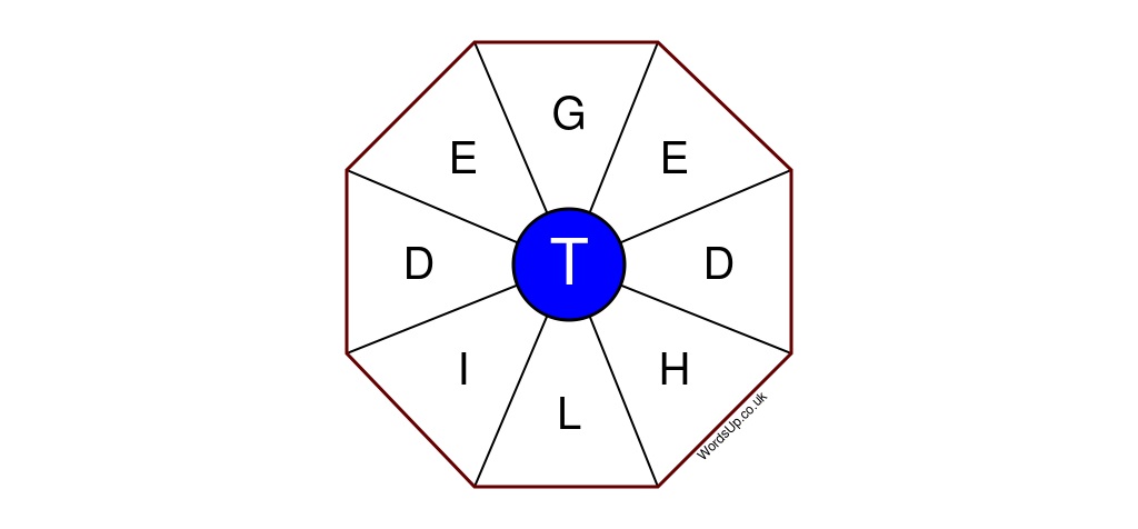 Word Wheel Puzzle #318