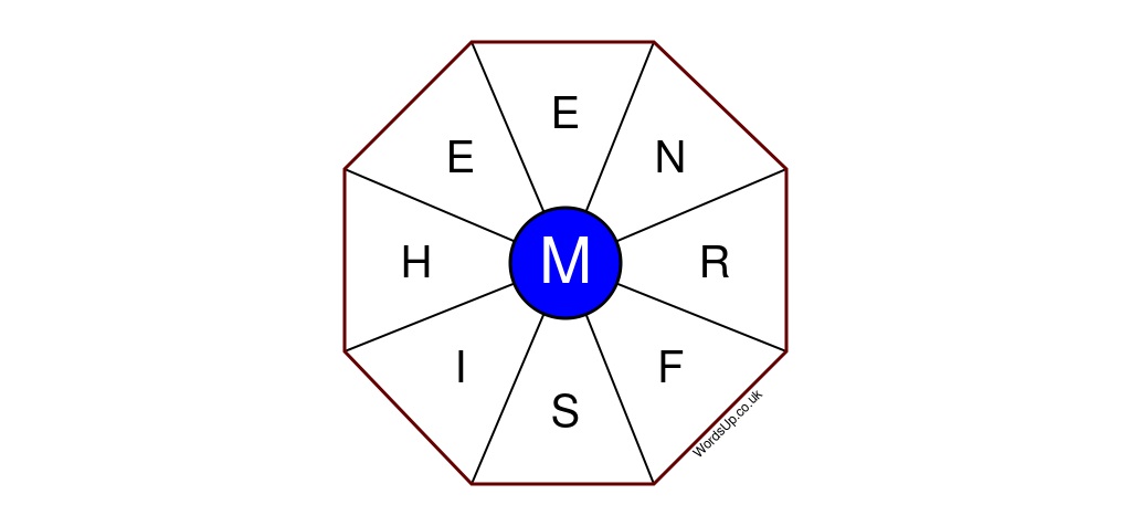 Word Wheel Puzzle #320