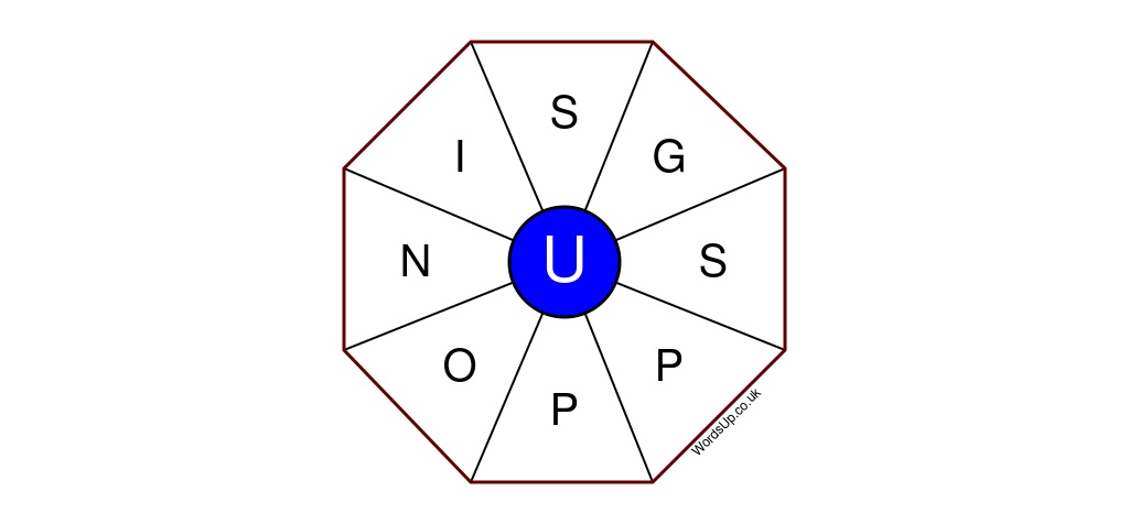 Word Wheel Puzzle #323