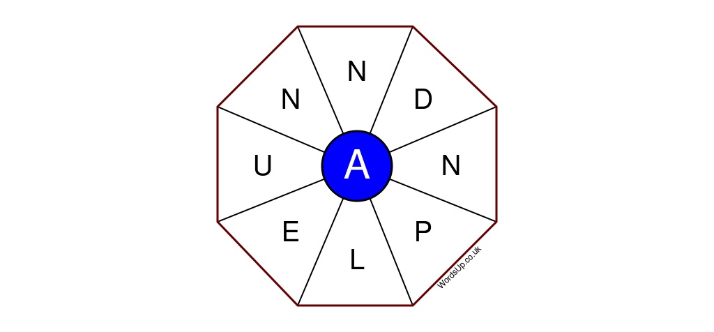 Word Wheel Puzzle #324