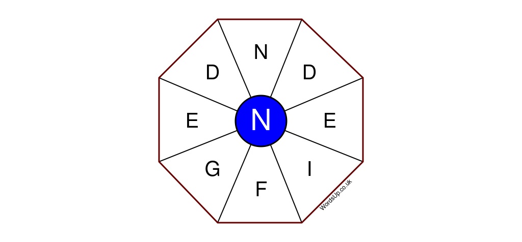 Word Wheel Puzzle #326