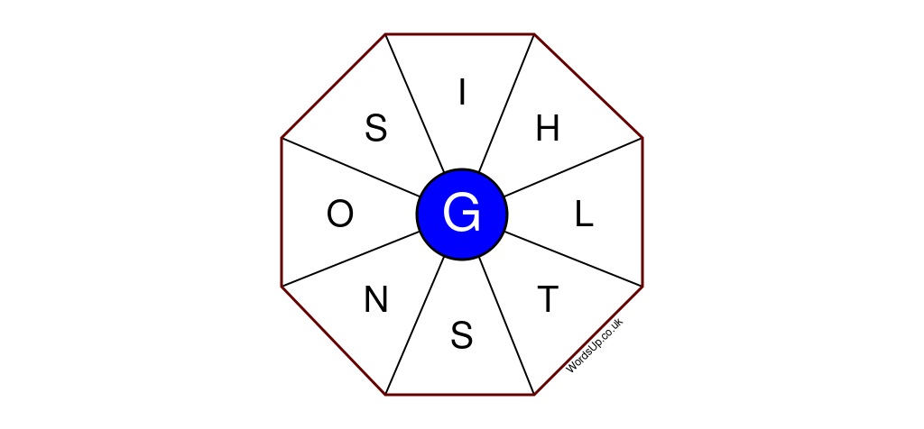 Word Wheel Puzzle #328