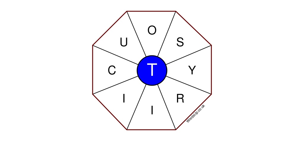 Word Wheel Puzzle #332