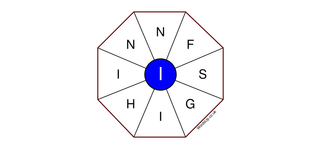 Word Wheel Puzzle #334