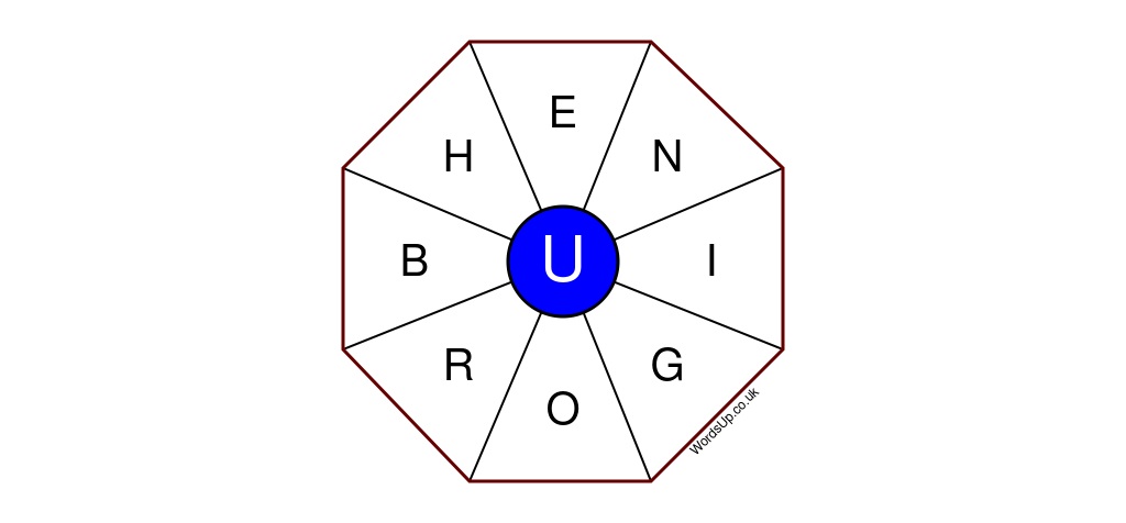 Word Wheel Puzzle #338