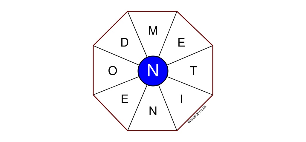 Word Wheel Puzzle #340