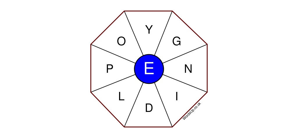 Word Wheel Puzzle #341