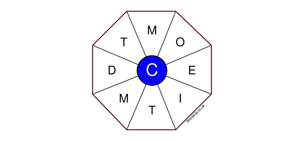 Word Wheel Puzzle #348