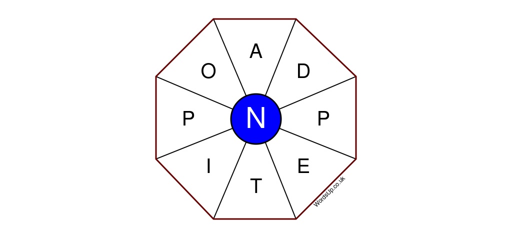 Word Wheel Puzzle #358