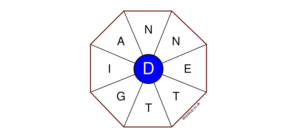 Word Wheel Puzzle #360