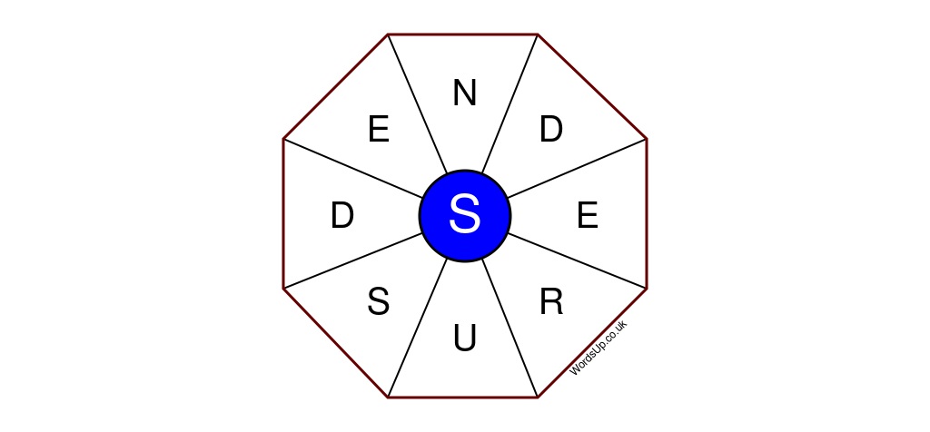 Word Wheel Puzzle #362