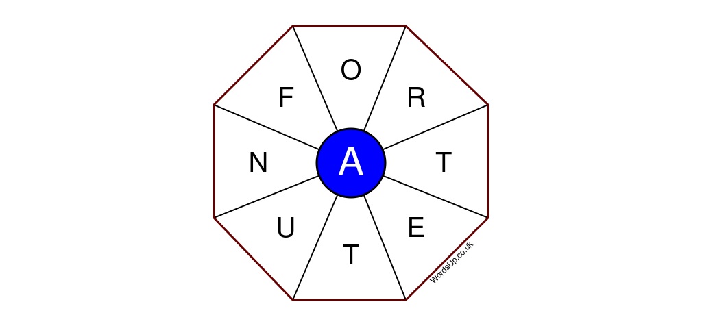 Word Wheel Puzzle #364