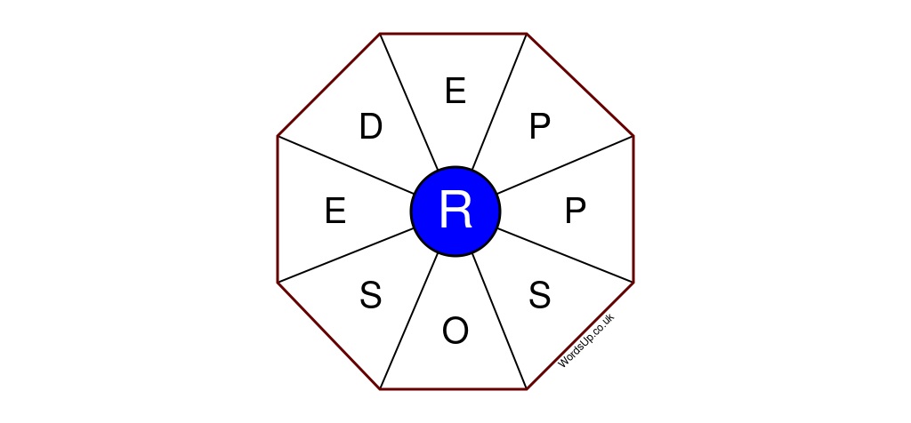 Word Wheel Puzzle #365