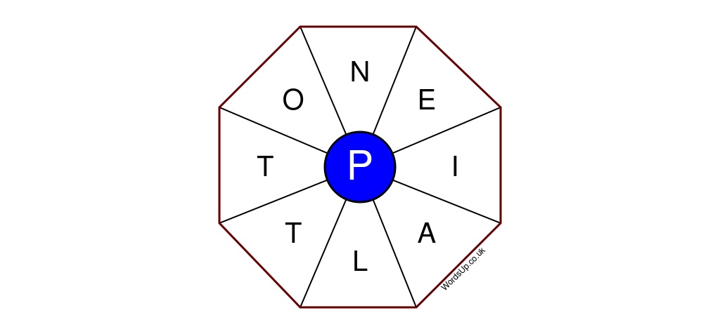 Word Wheel Puzzle #366