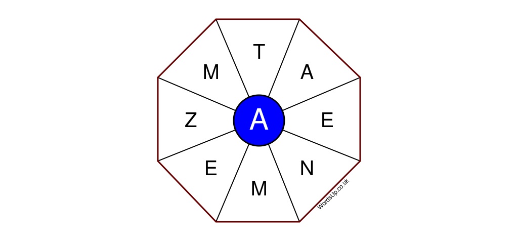 Word Wheel Puzzle #369