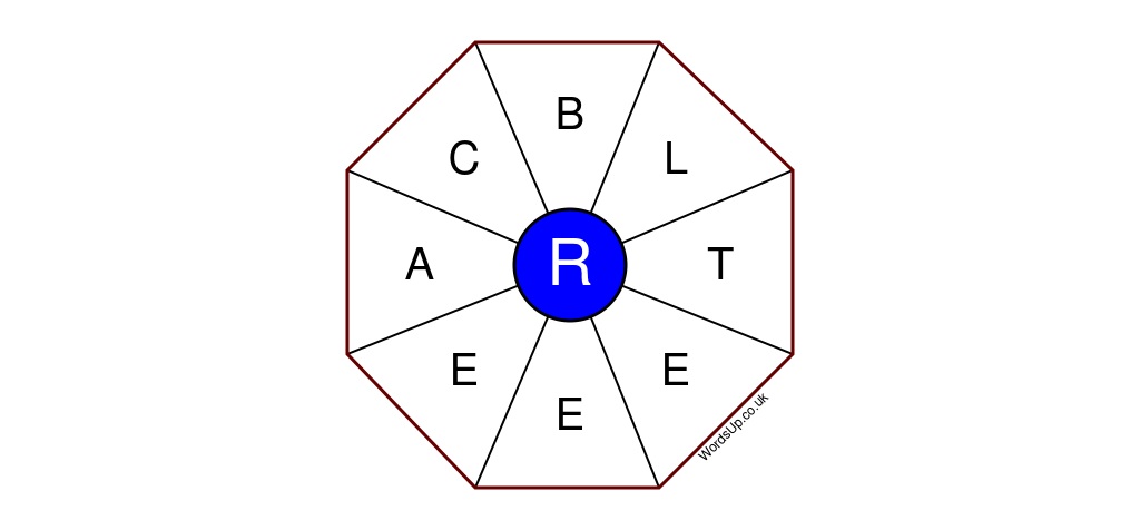 Word Wheel Puzzle #371