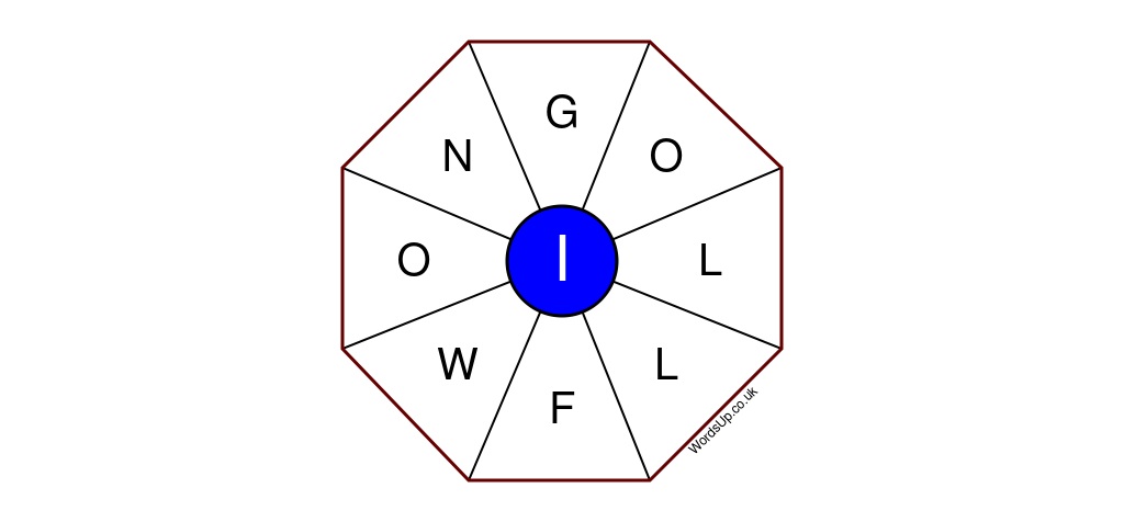 Word Wheel Puzzle #372