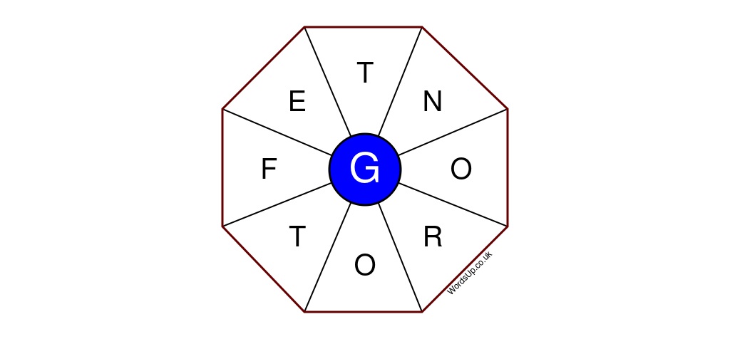 Word Wheel Puzzle #373