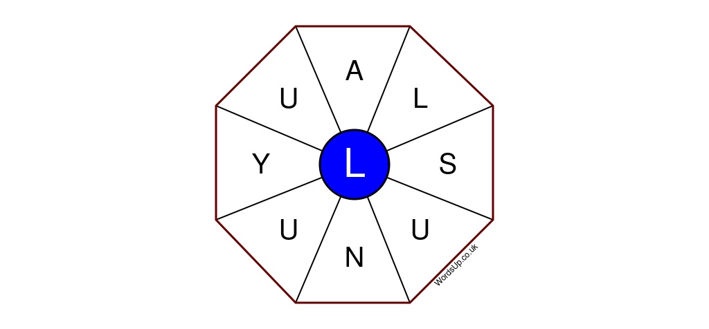 Word Wheel Puzzle #379