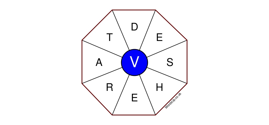 Word Wheel Puzzle #382