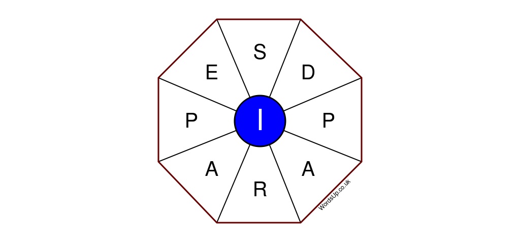 Word Wheel Puzzle #387