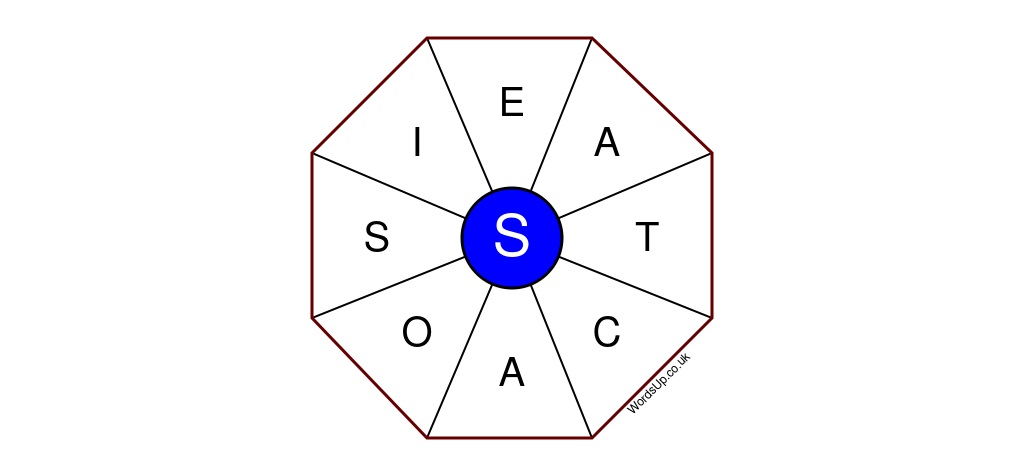 Word Wheel Puzzle #390