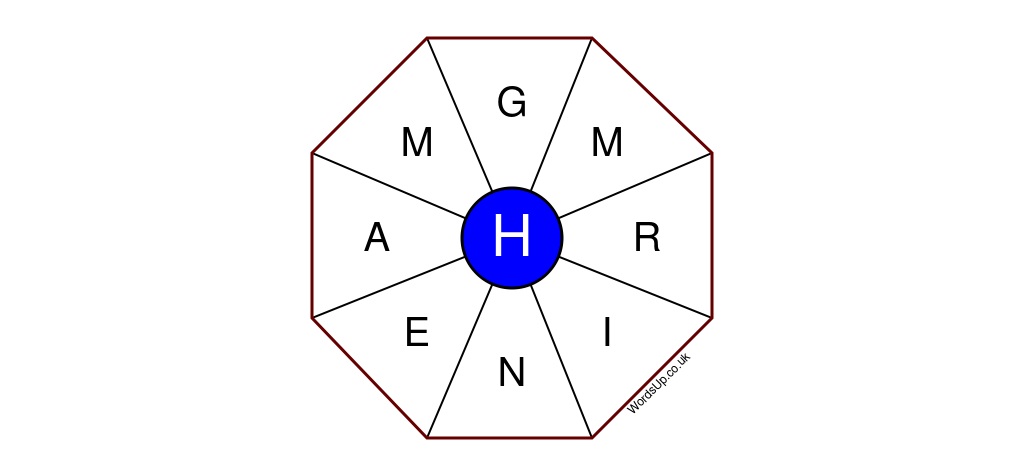 Word Wheel Puzzle #391