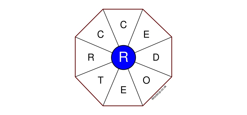 Word Wheel Puzzle #393