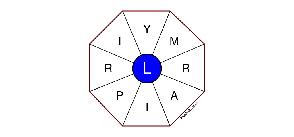 Word Wheel Puzzle #395