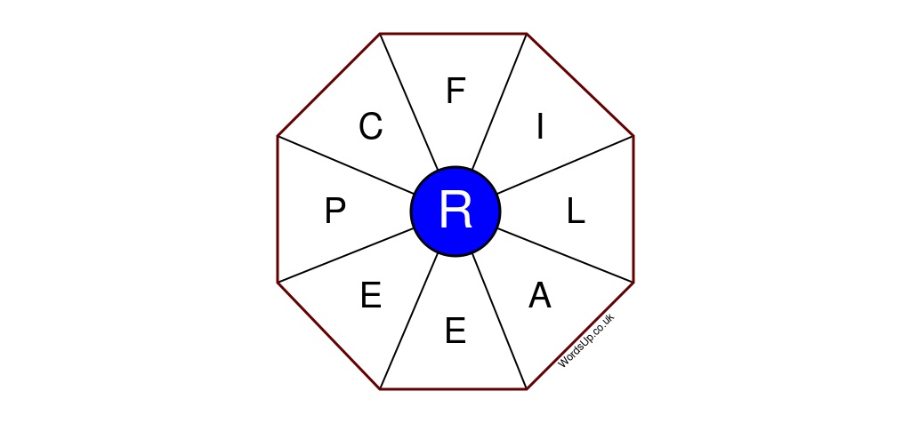 Word Wheel Puzzle #407