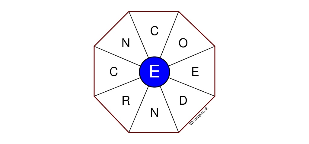 Word Wheel Puzzle #412